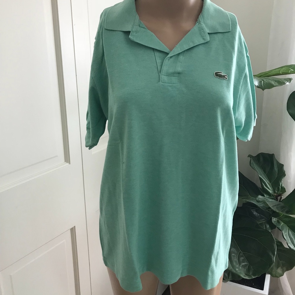 Lacoste Teal Collared Shirt